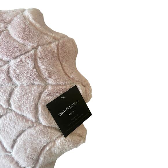 CYNTHIA ROWLEY Halloween Lilac Beaded W Broach Shaped Spider Web Pillow CHIC New - Picture 11 of 11